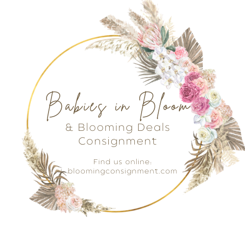 Babies In Bloom and Blooming Consignment logo