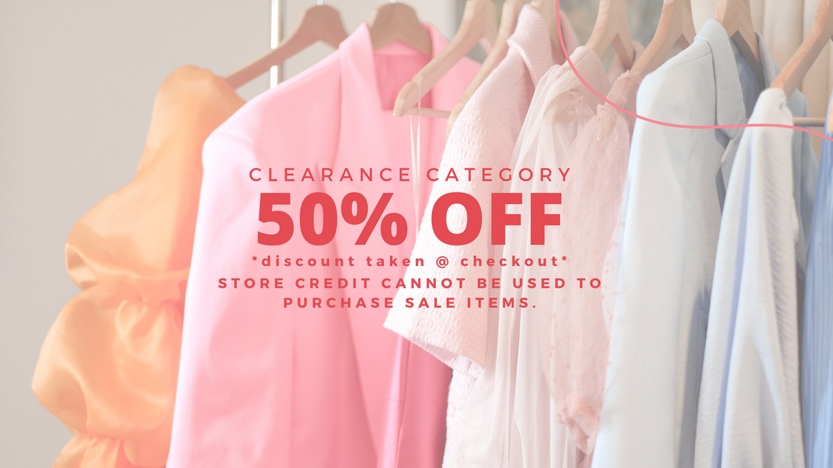 Sale! 50% Off! Prices Reduced at Checkout.