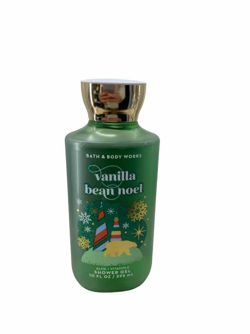 Bath and Body Works Green Vanilla Bean Noel Shower Gel