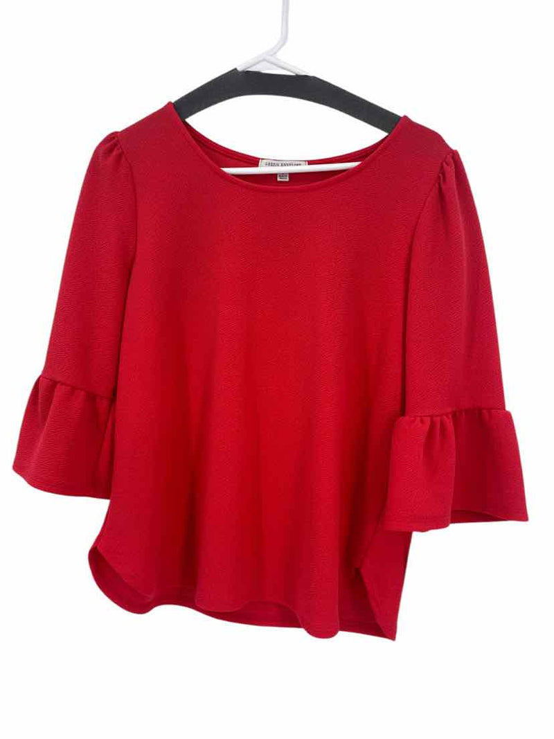 Ladies Green Envelope Size L Shirt