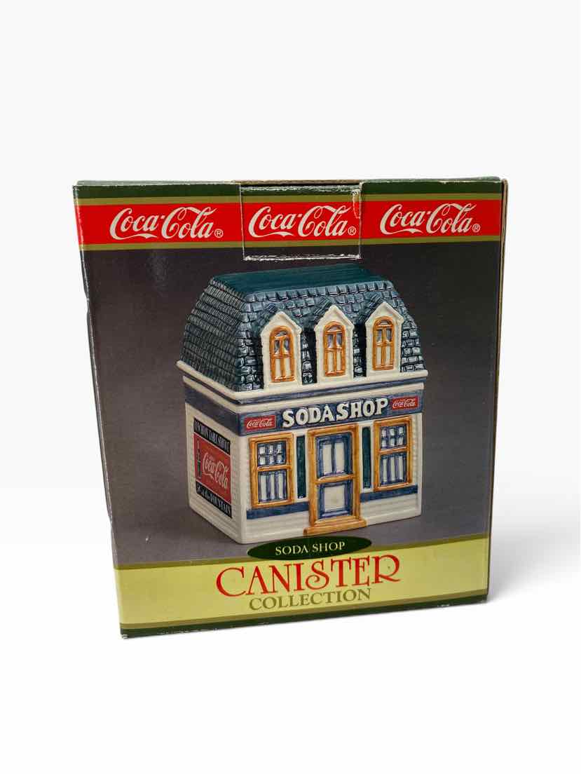 Coca-Cola Soda Shop NEW Canisters