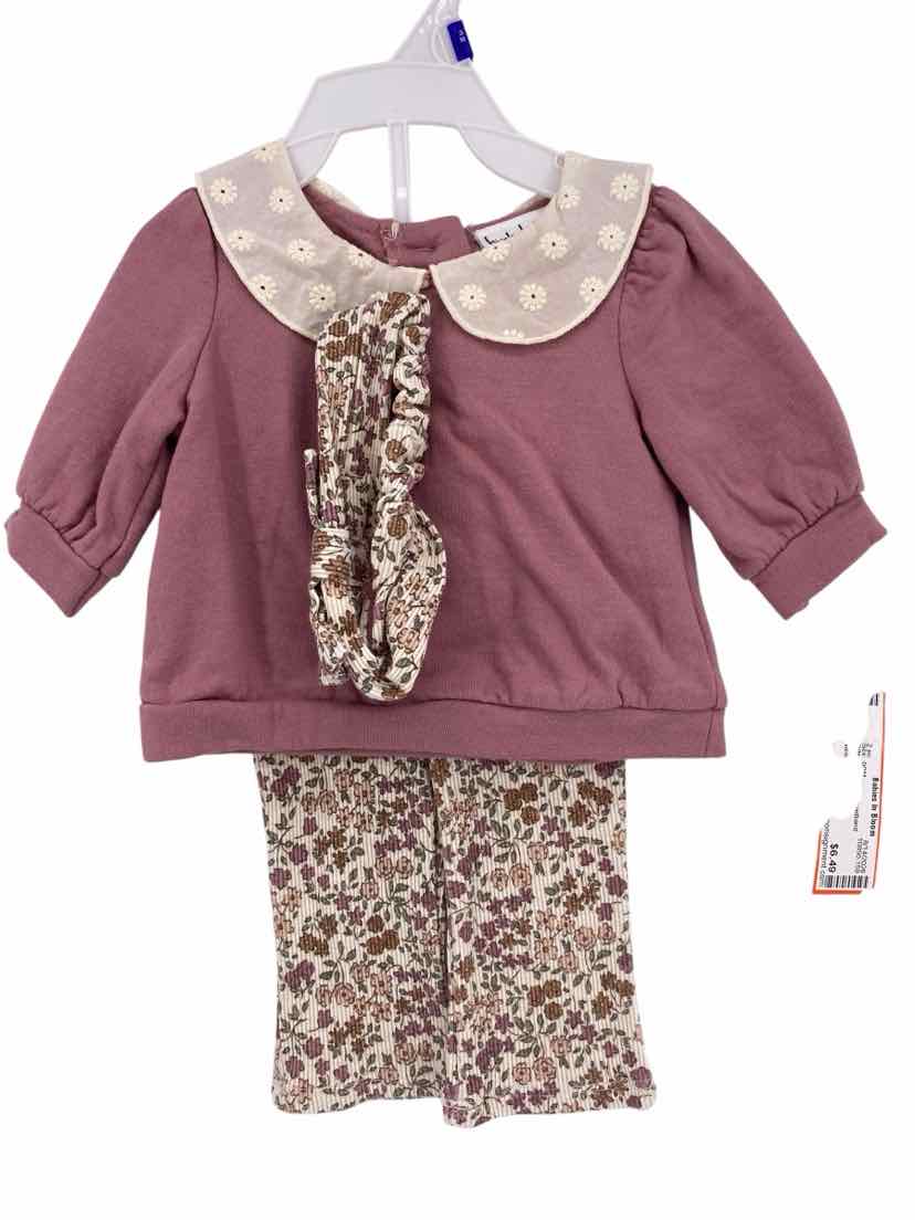 Nicole Milller Kids Size 0/3M With Headband 2 pc