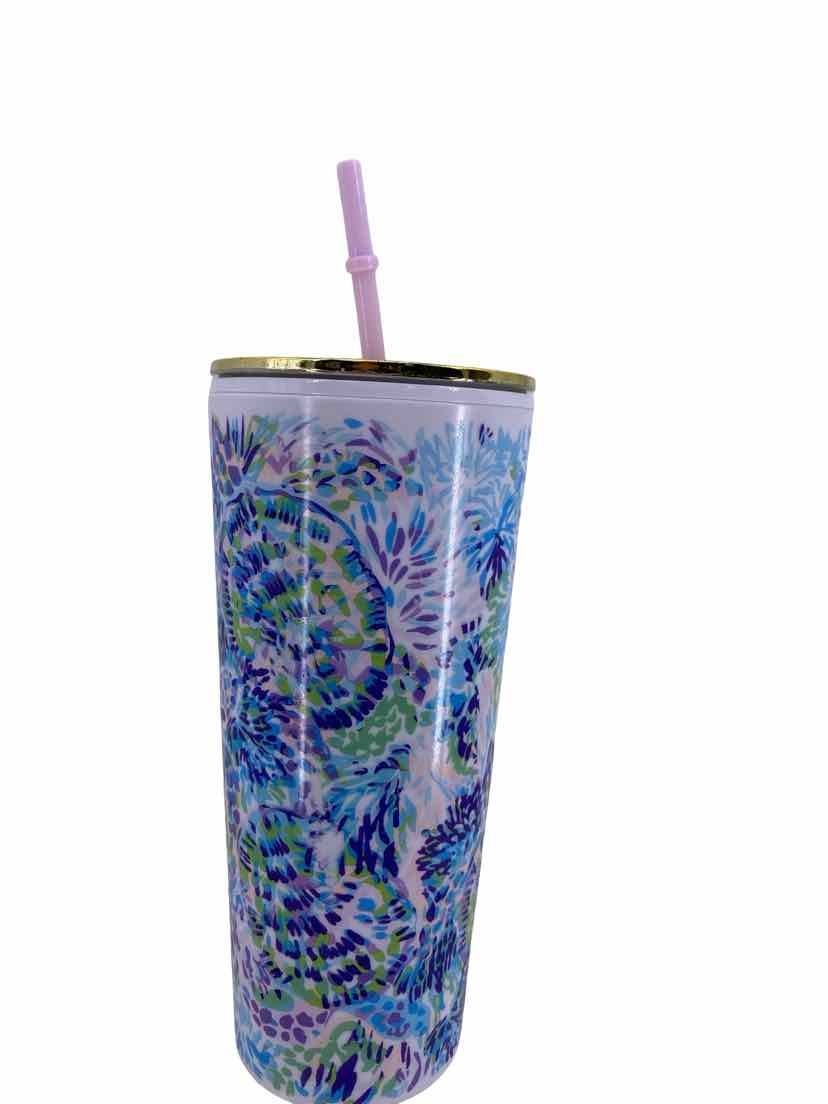 Lilly Pulitzer Blue Cup