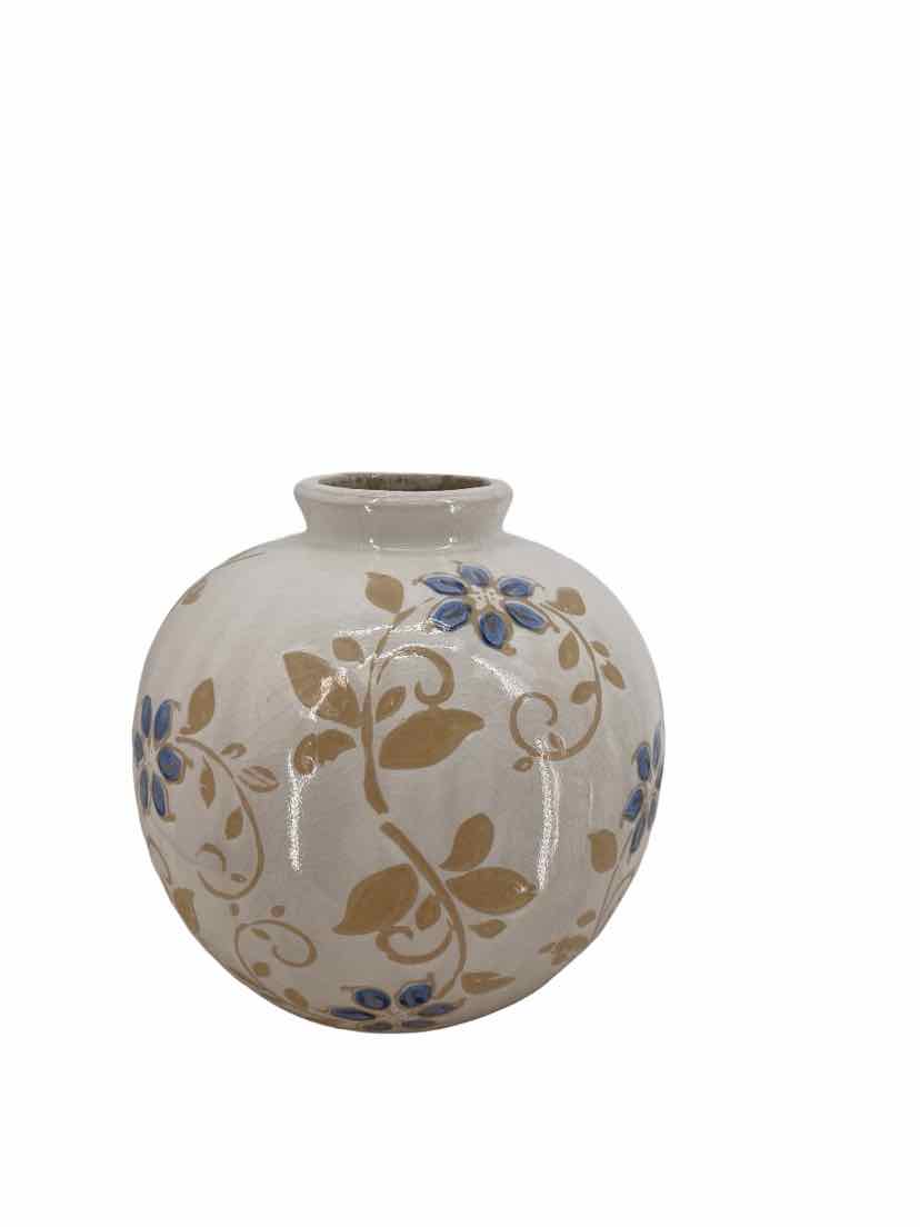 Home Goods Tan Floral Vase