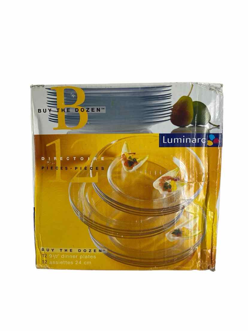 Luminarc Clear 12 pc NEW Plate Set