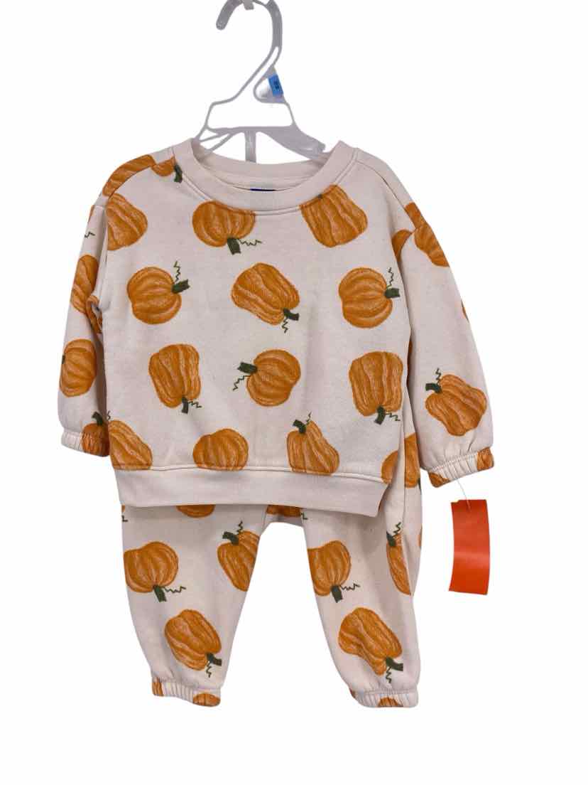 Old Navy Kids Size 6-12m Pumpkin 2 pc