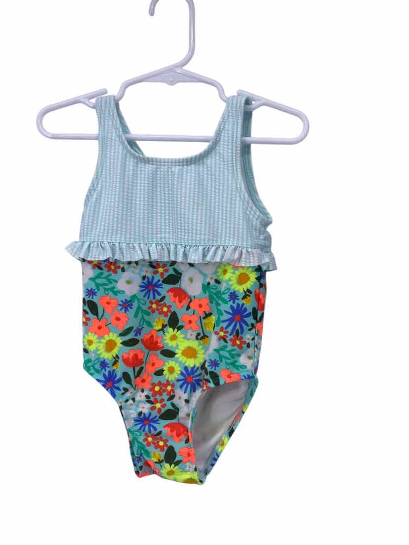 Cat & Jack Kids Size 2T 1 pc Bathing Suit