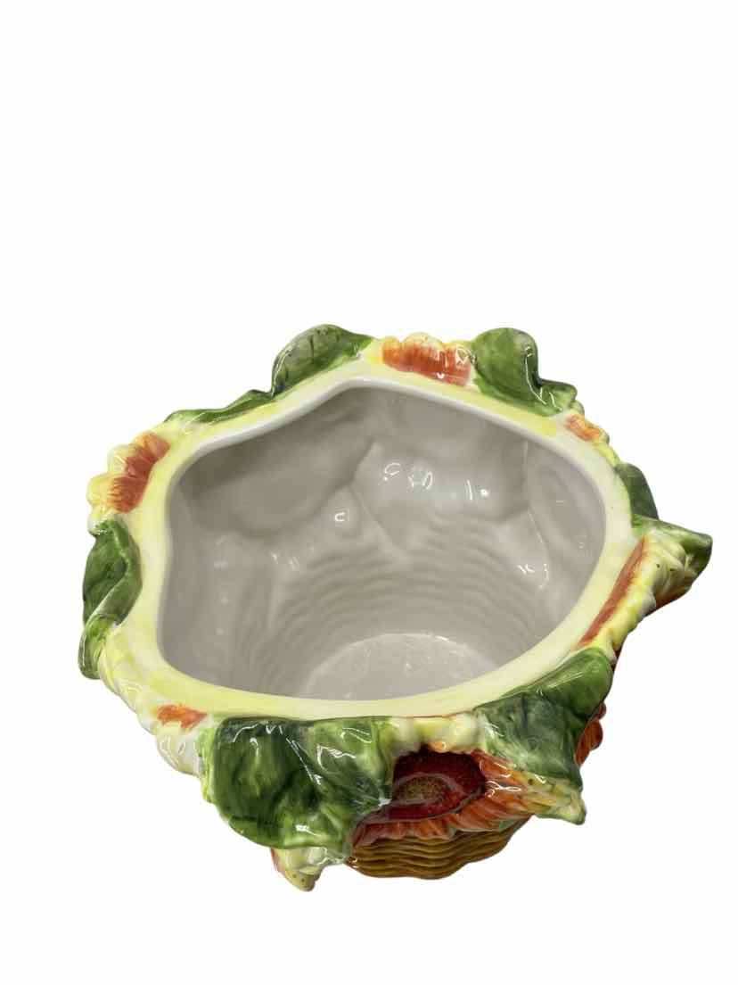 Certified International Yellow Sunflower Cookie Jar