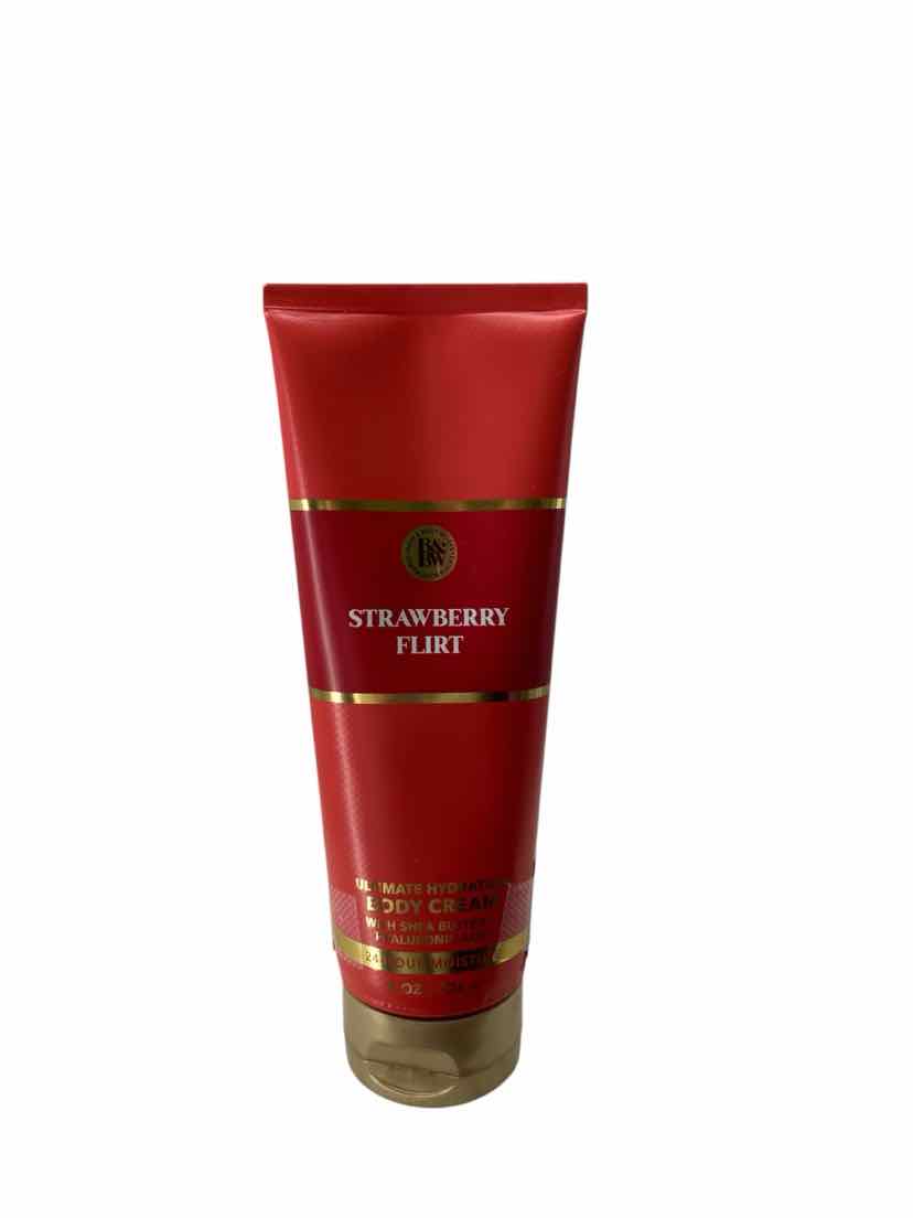 Bath and Body Works Red Strawberry Flirt Body Cream