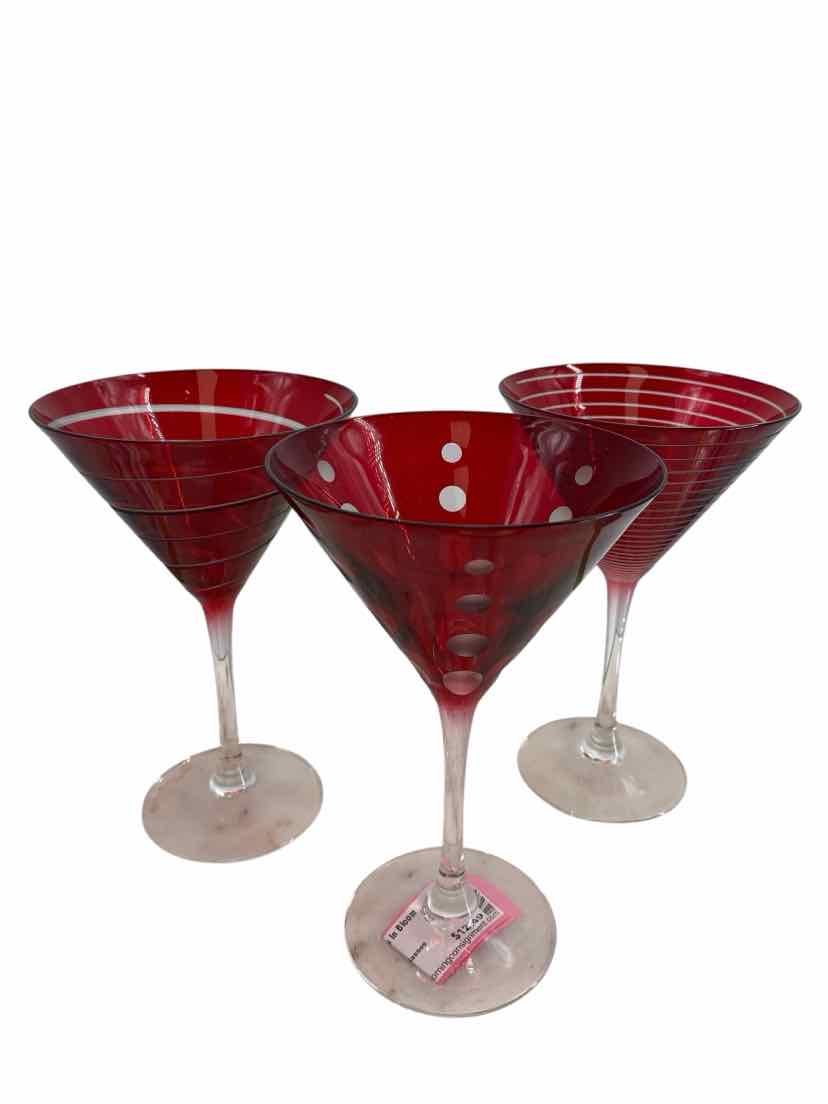 Red Glass Set