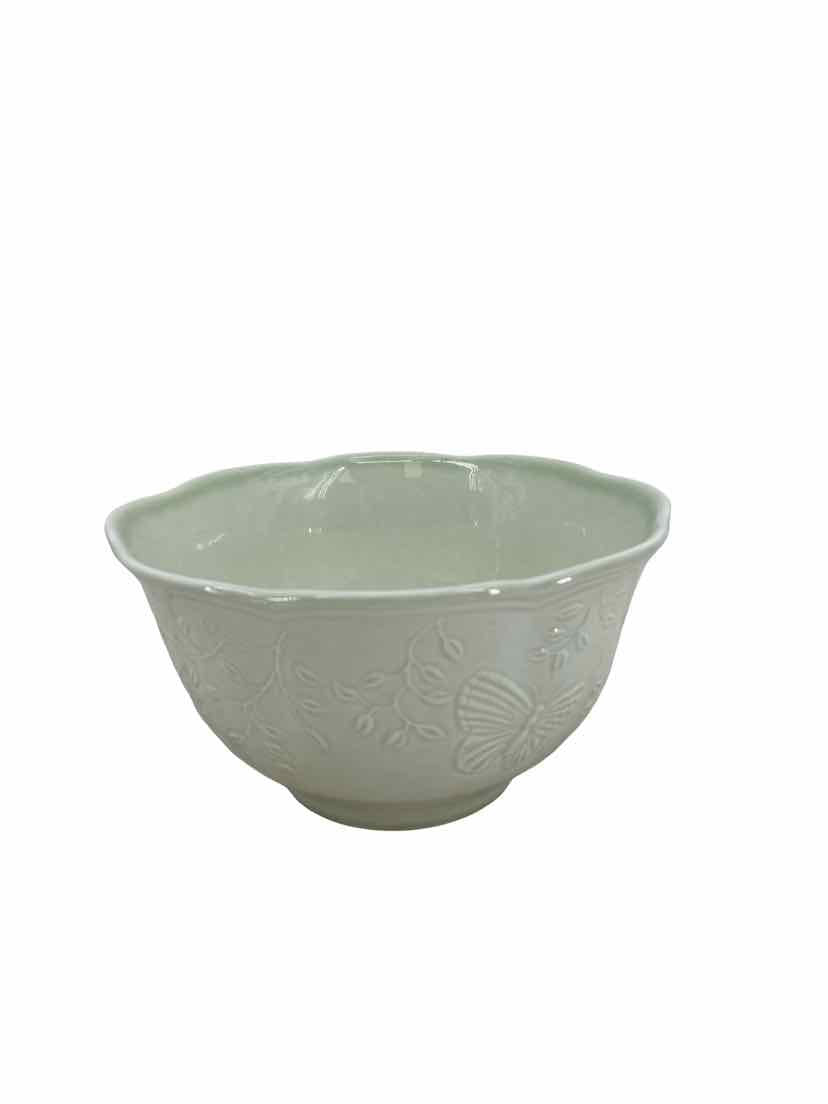 Butterfly Meadow Green Bowl