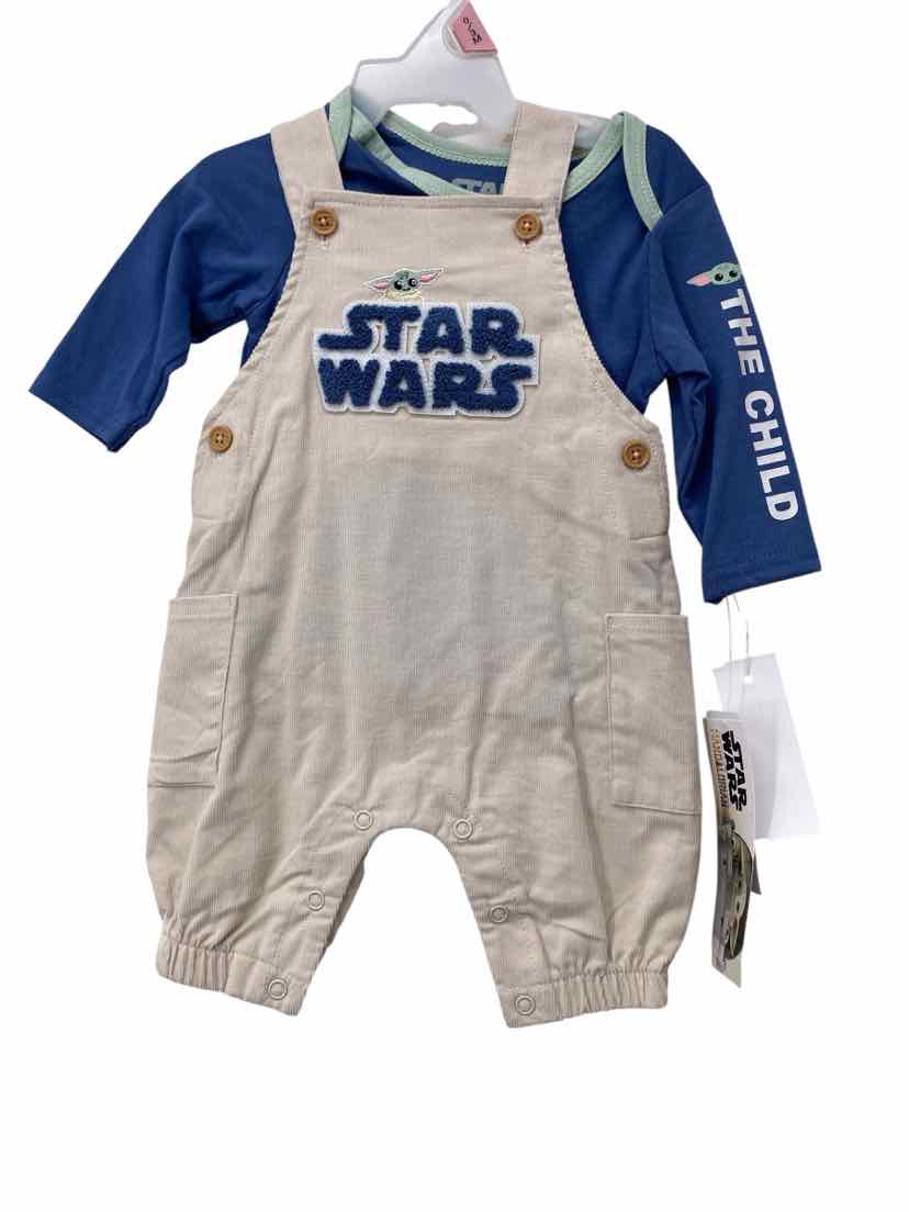 Star Wars Kids Size 0/3M NEW 2 pc