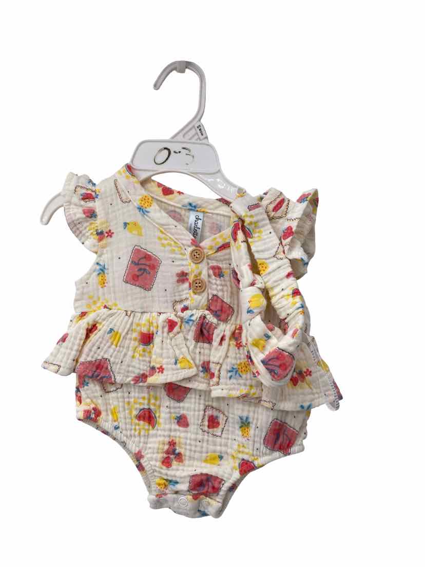 Charlotte & Star Kids Size 0-3m Onesie