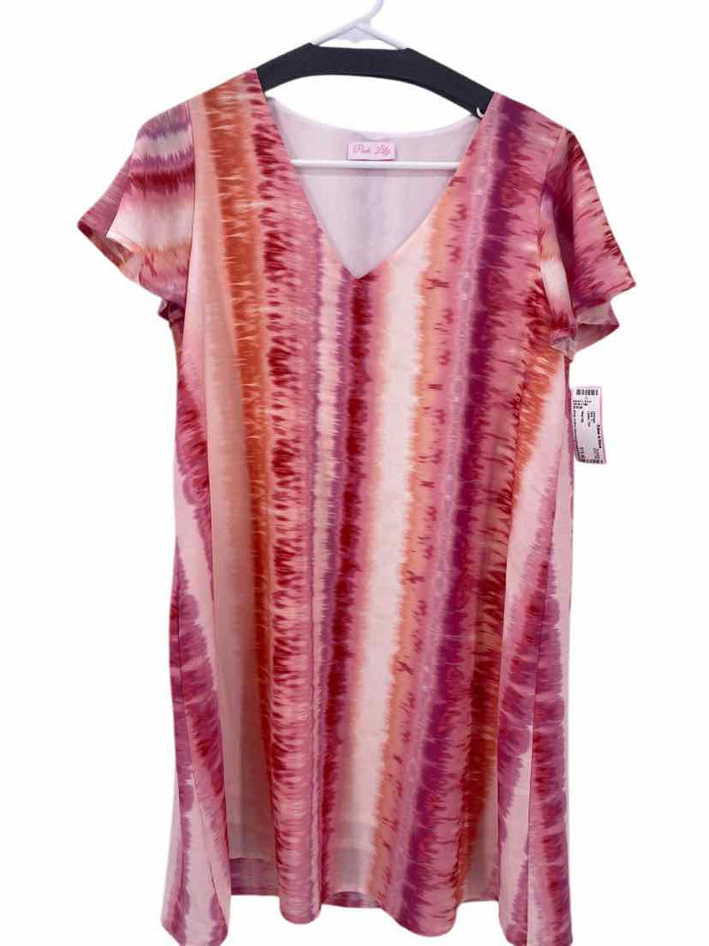 Ladies Pink Lily Size S Dresses
