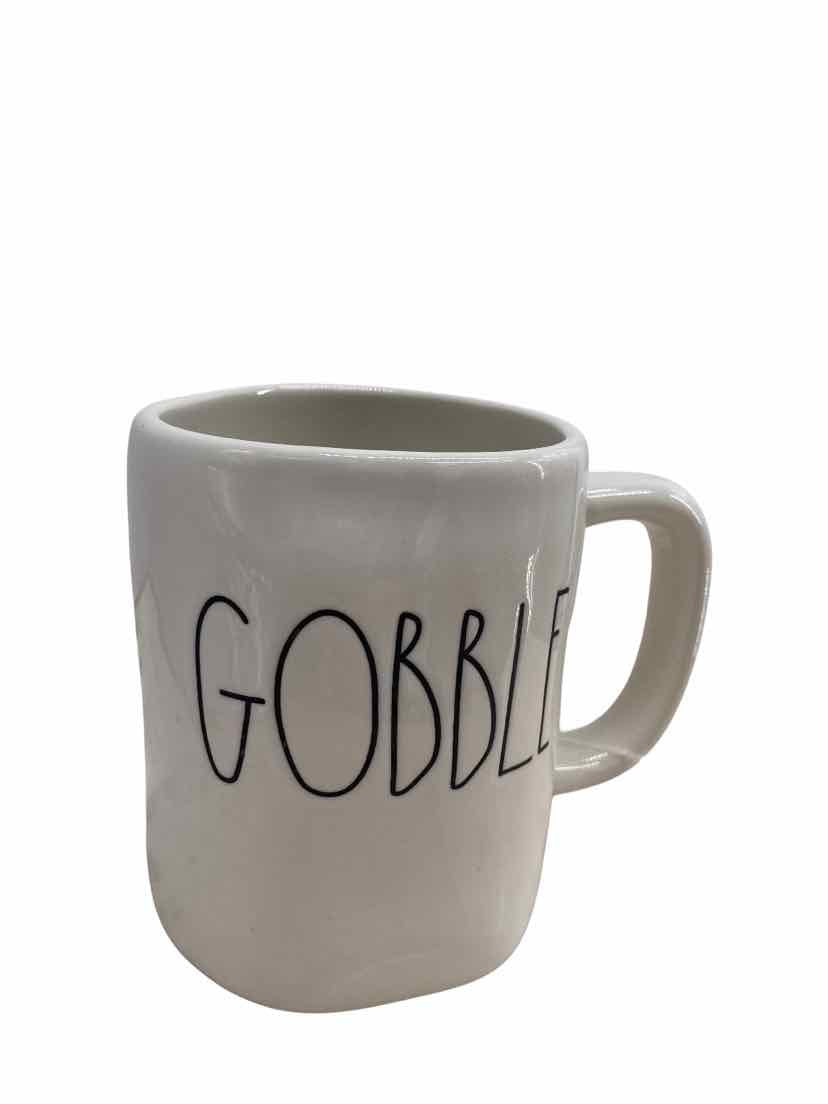 Rae Dunn Cream Gobble Mug