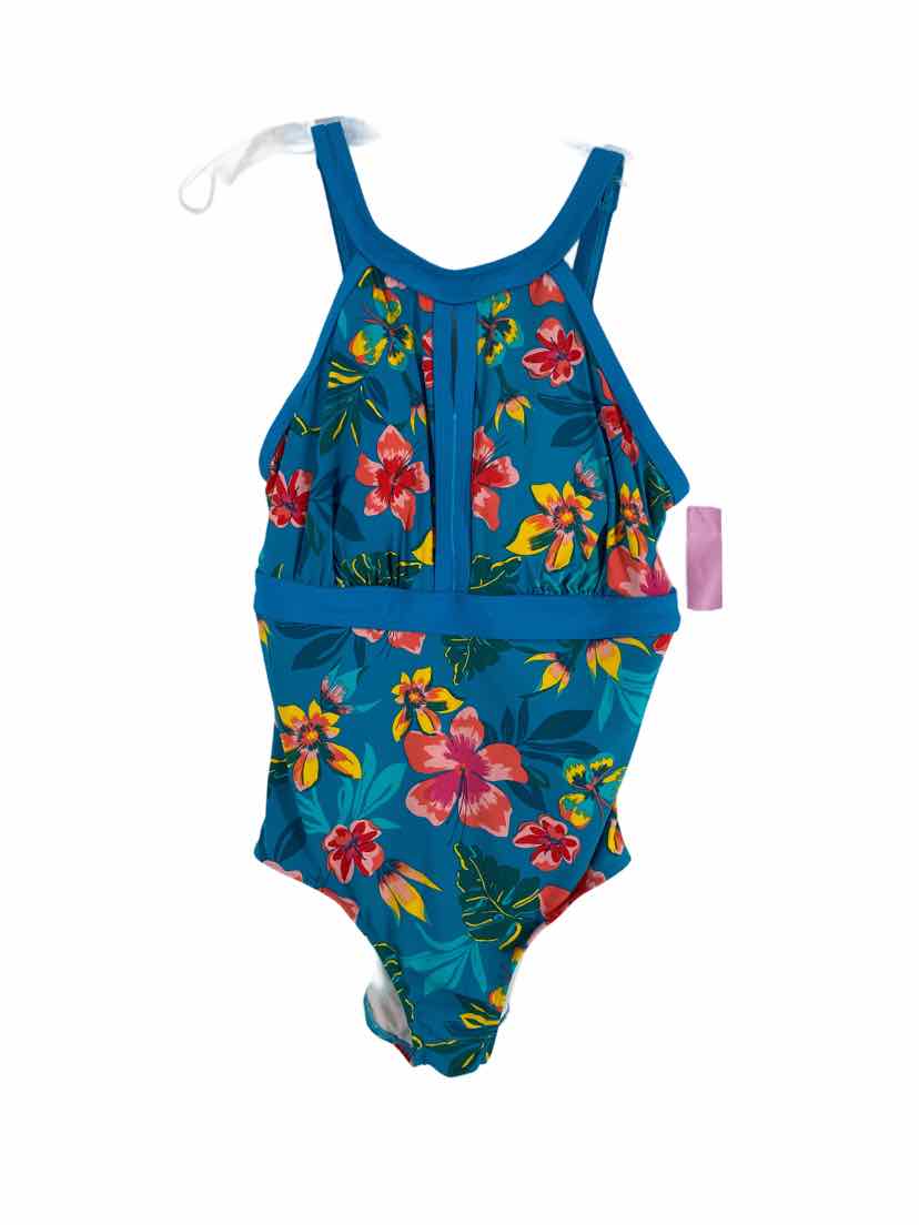 Lands End Ladies Size 12 DDD Bathing Suit