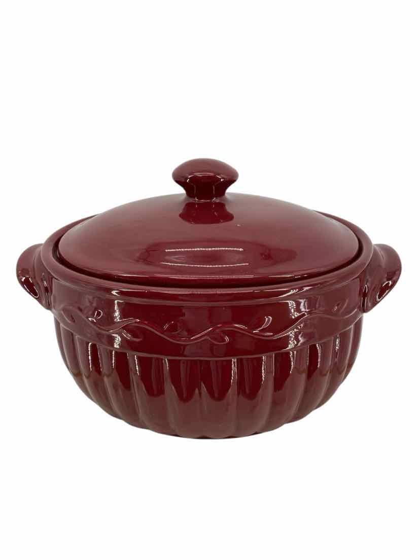 Celebrate Home Burgundy Casserole Dish