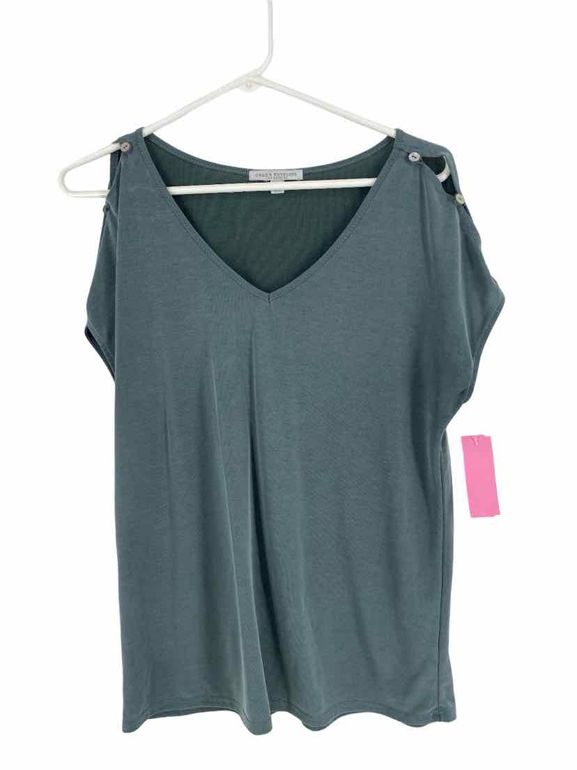 Green Envelope Ladies Size S Shirt