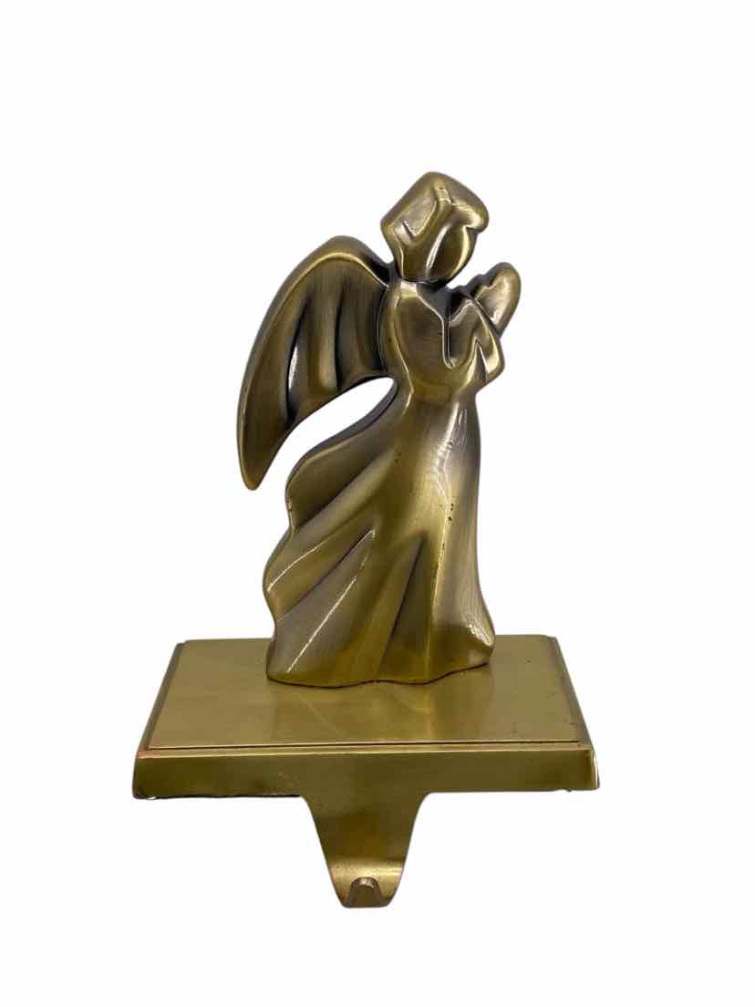 No Brand Gold Angel Stocking Holder