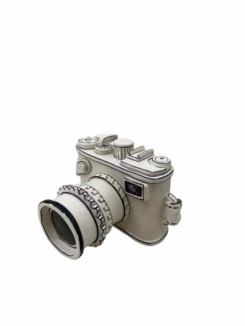 Ashland White Camera Table Decor