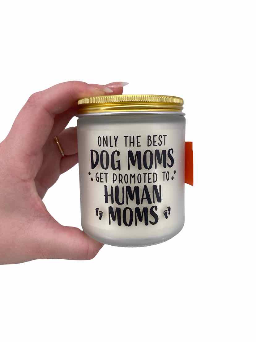No Brand White Dog Mom Candle