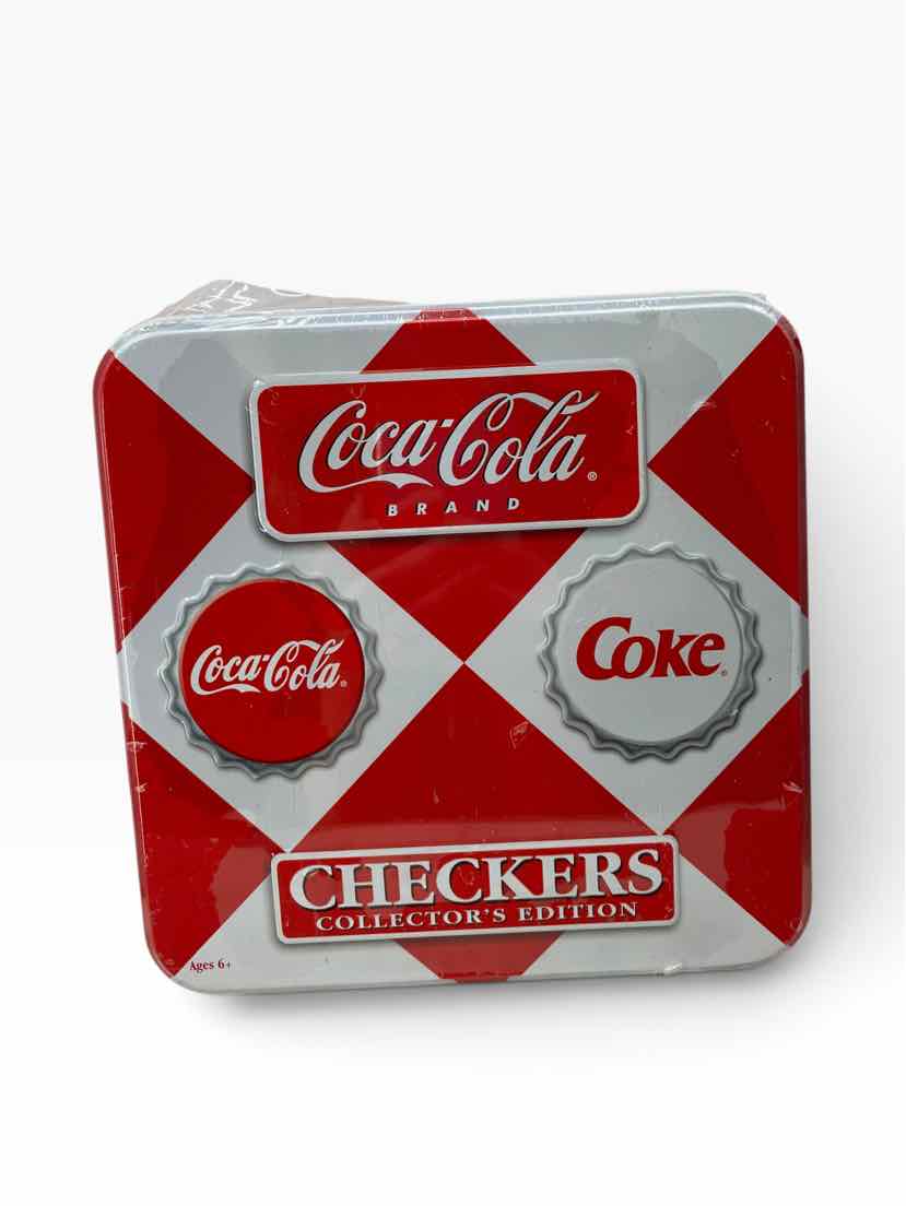 Coca-Cola Red Checkers NEW Game