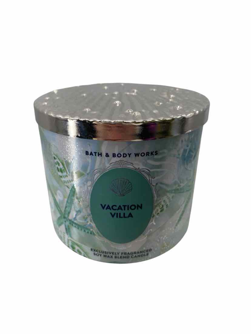 Bath and Body Works Vacation Villa NEW Candle