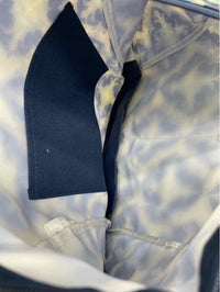 Thirty one White Navy Print Tote