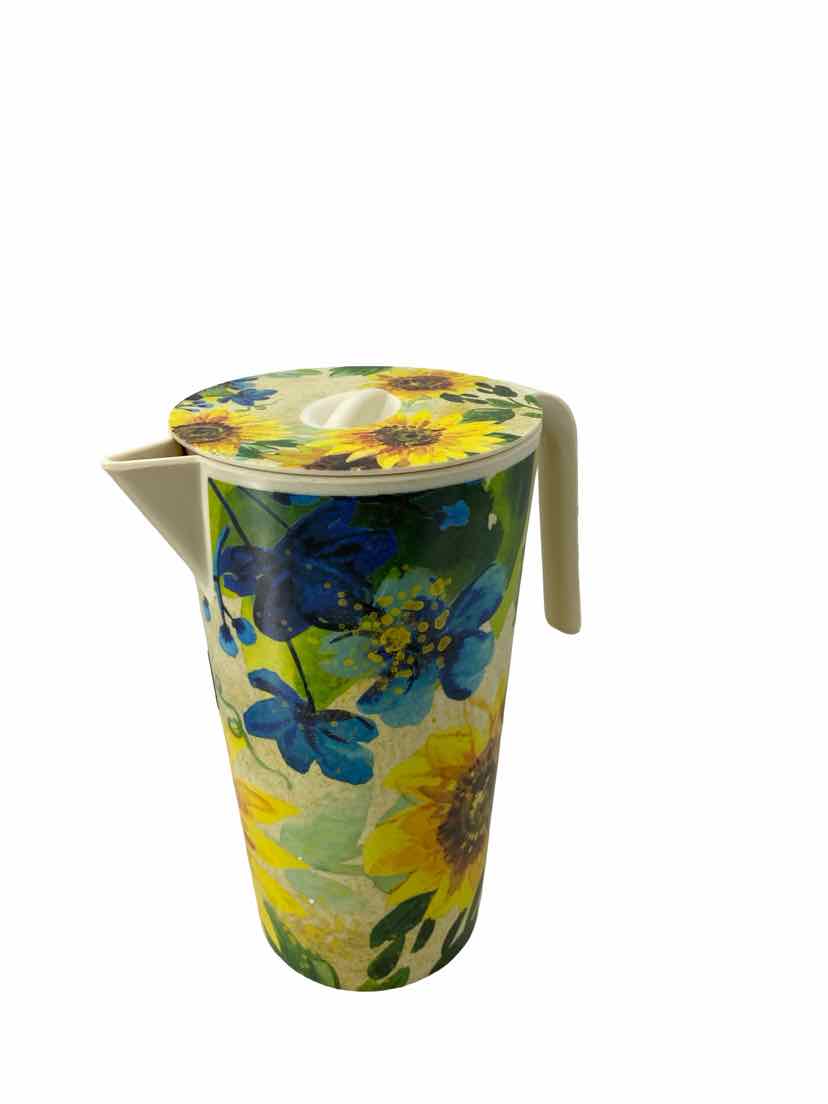 Tan Sunflower Pitcher