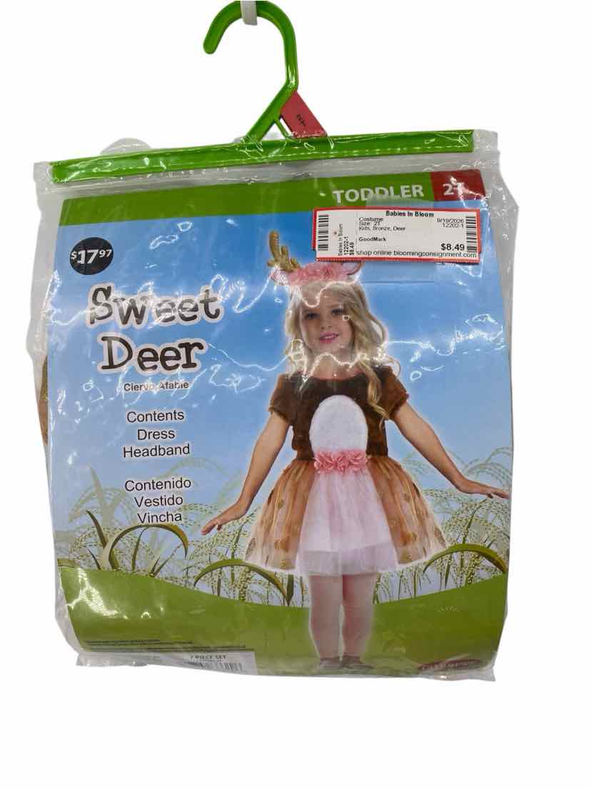 GoodMark Kids Size 2T Deer Costume