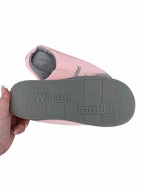 We Are Family Ladies Kitten Size 7-8 Slippers
