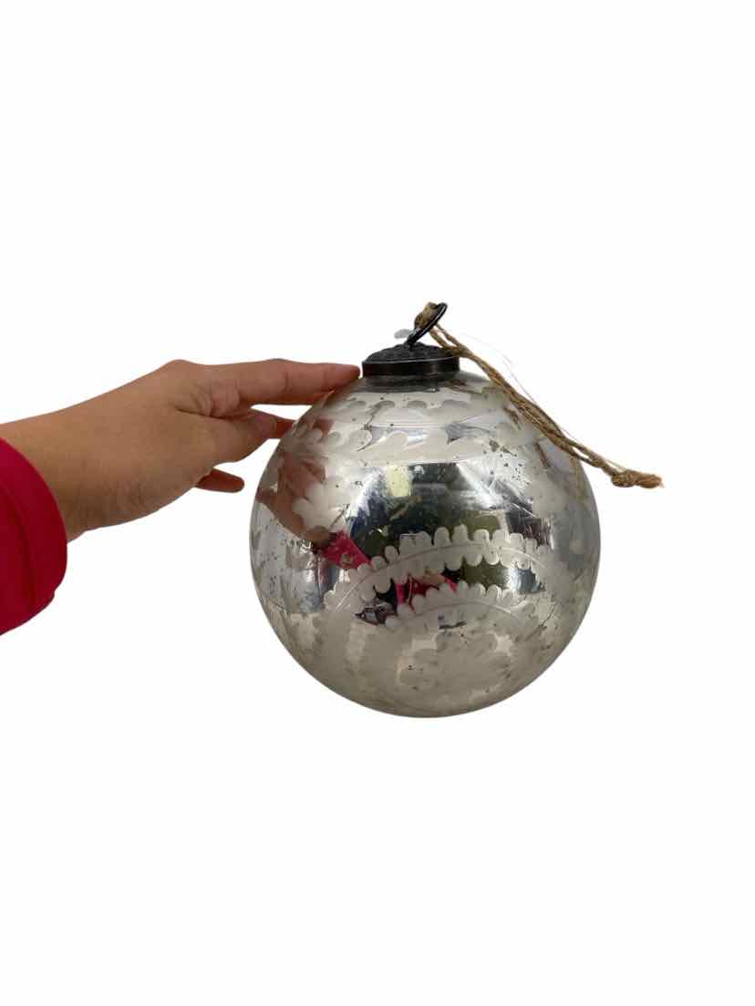Pottery Barn silver Ornament
