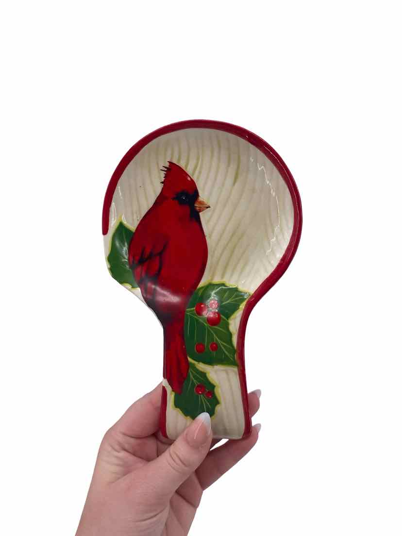 Young's Inc Cardinal Spoon Rest