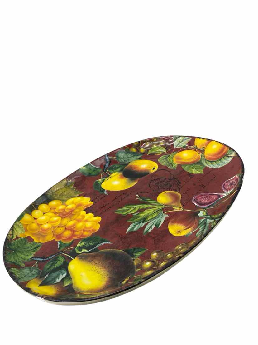 Certified International Red Pear Platter