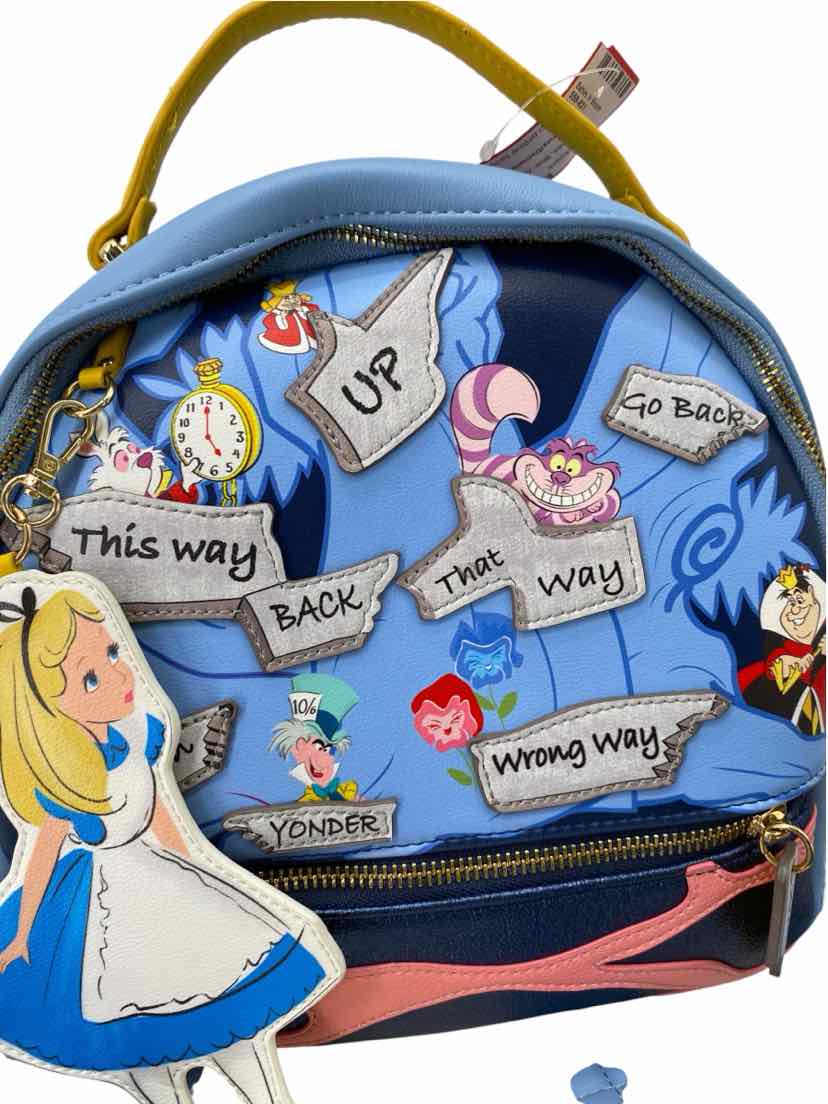 Disney/Danielle Nicole Ladies Alice in Wonderland 9/10 Backpack