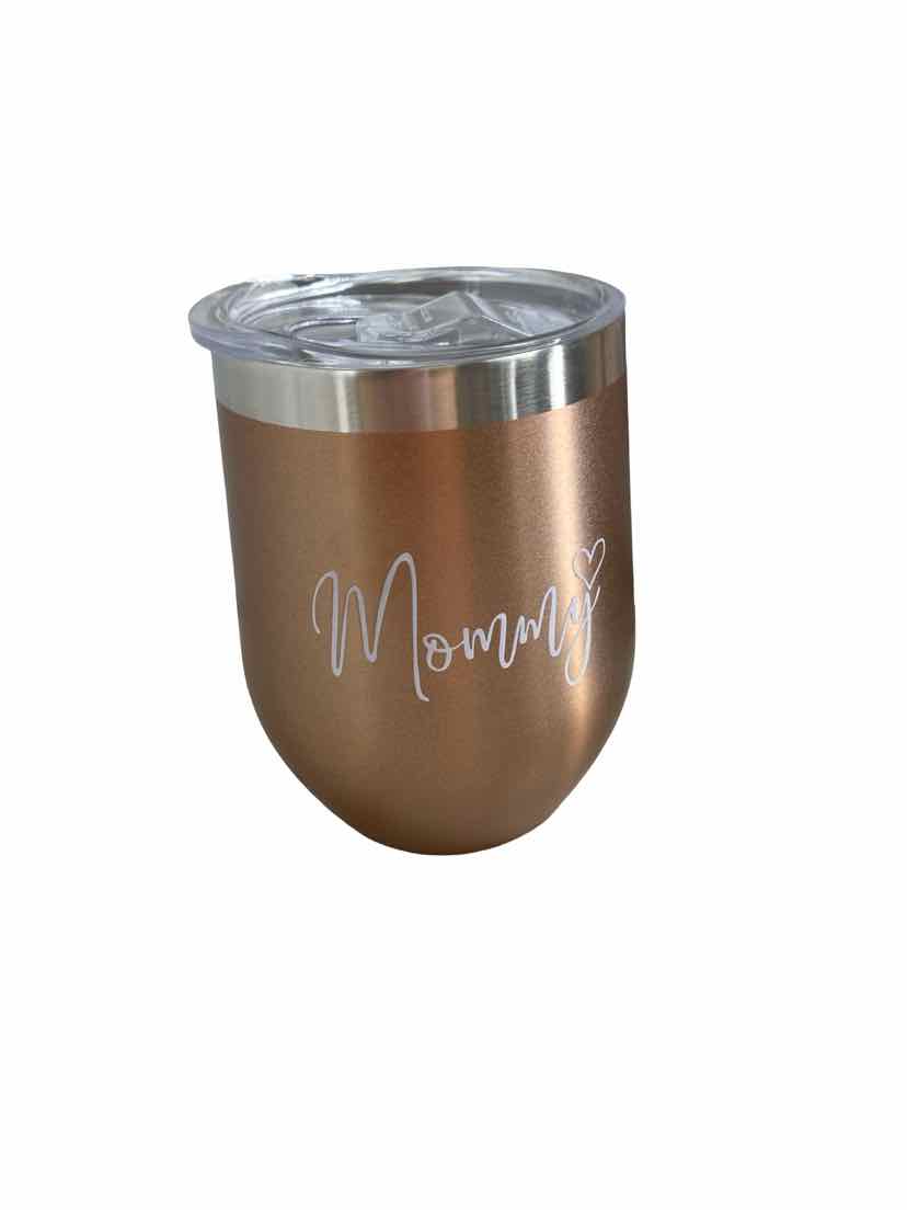 None Pink Cup with Lid