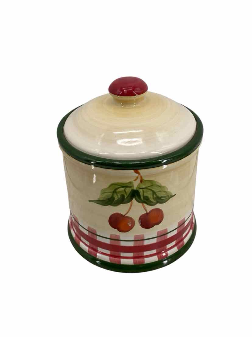 Kitchen Essentials Tan Apple Canisters