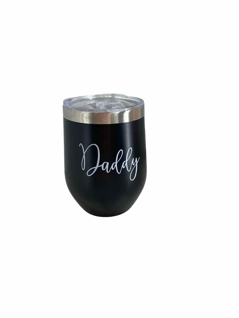 None Black Cup with Lid
