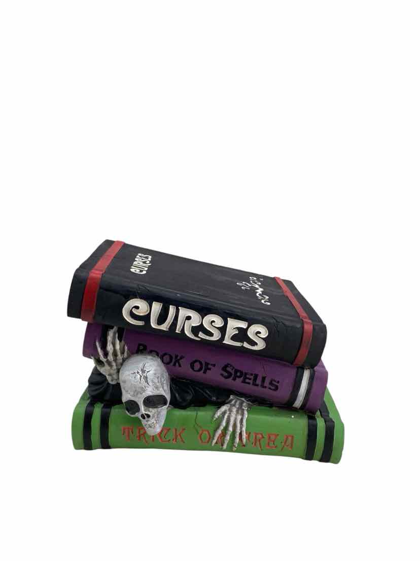 No Brand Black Spooky Books Table Decor