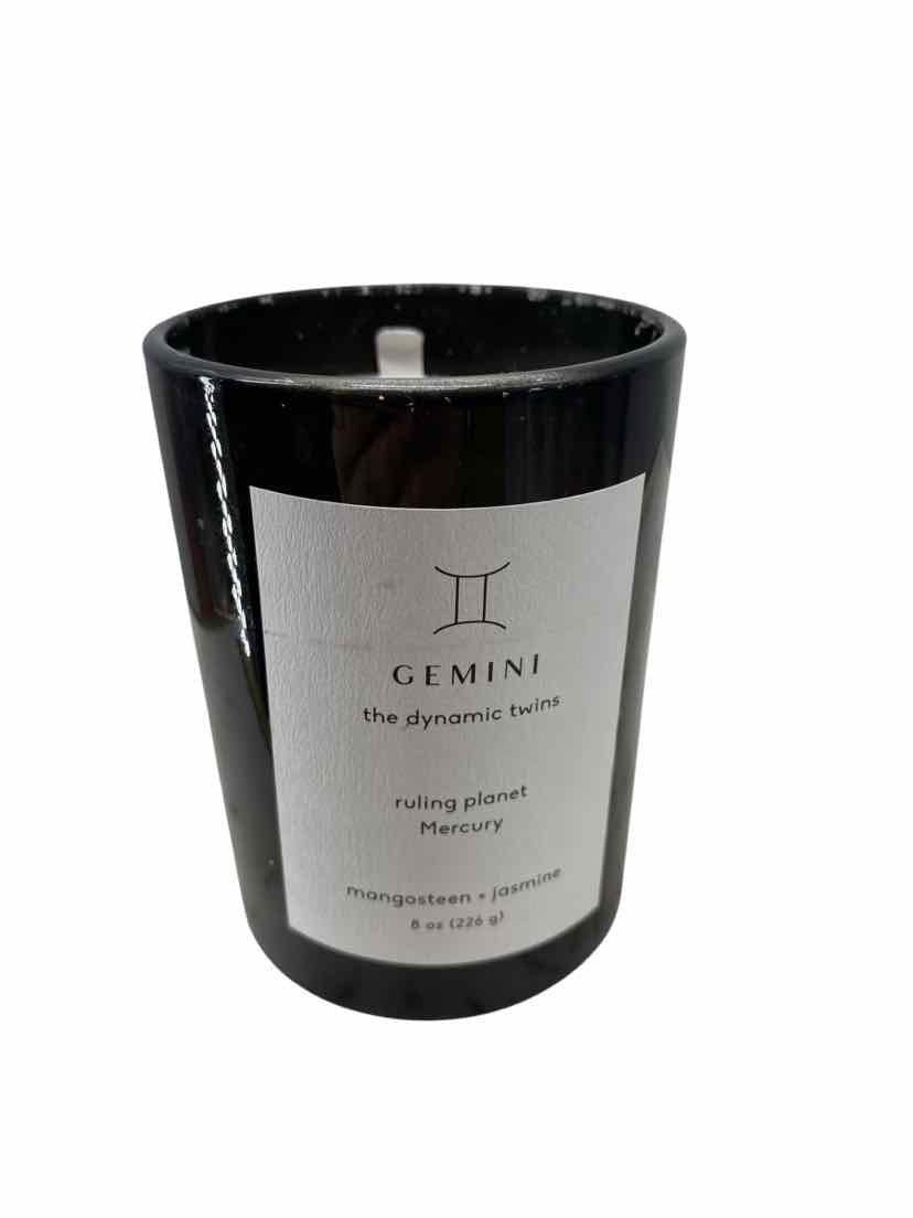 Gemini Black Charcoal + Sage NEW Candle