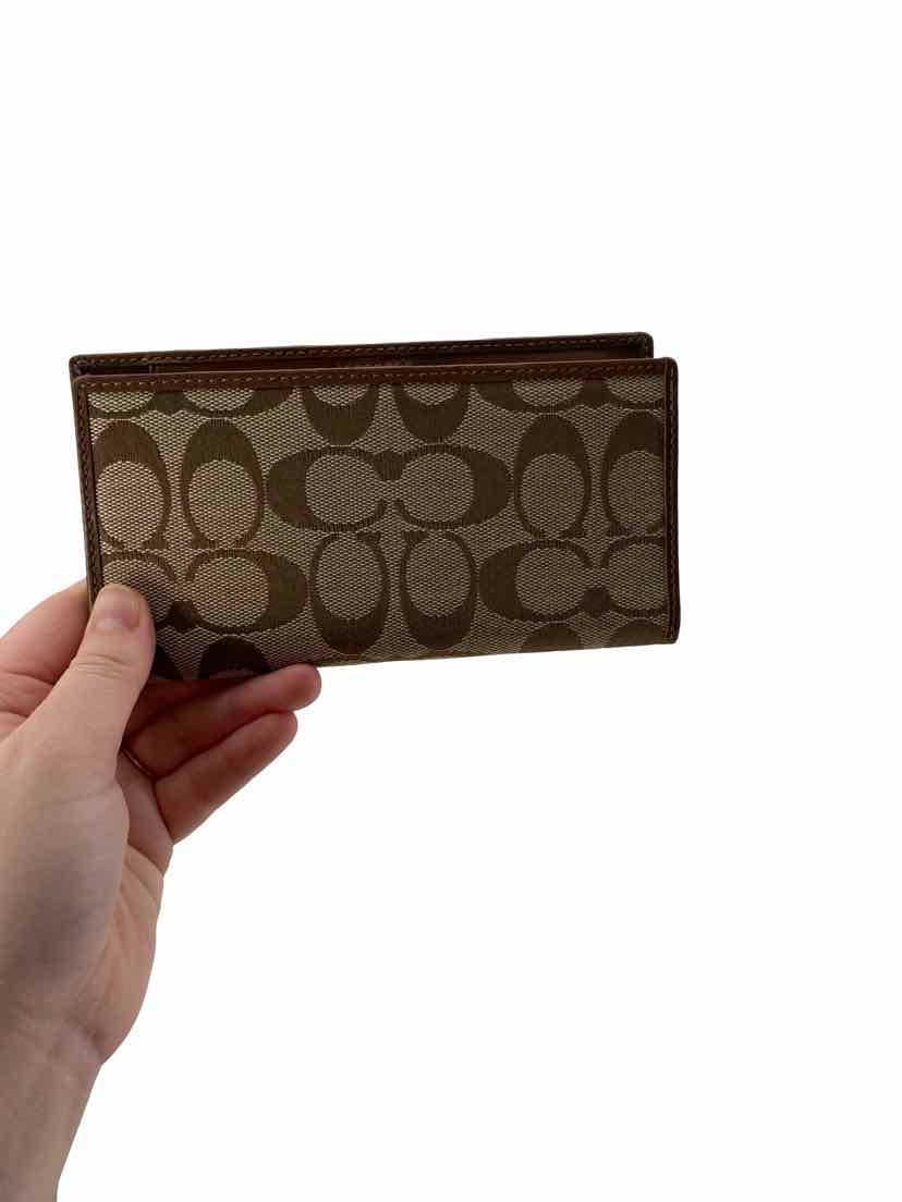 Coach Ladies Checkbook Cover