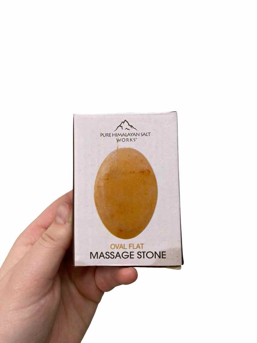 Pure Himalayan Salt Works Oval NEW Massage Stones