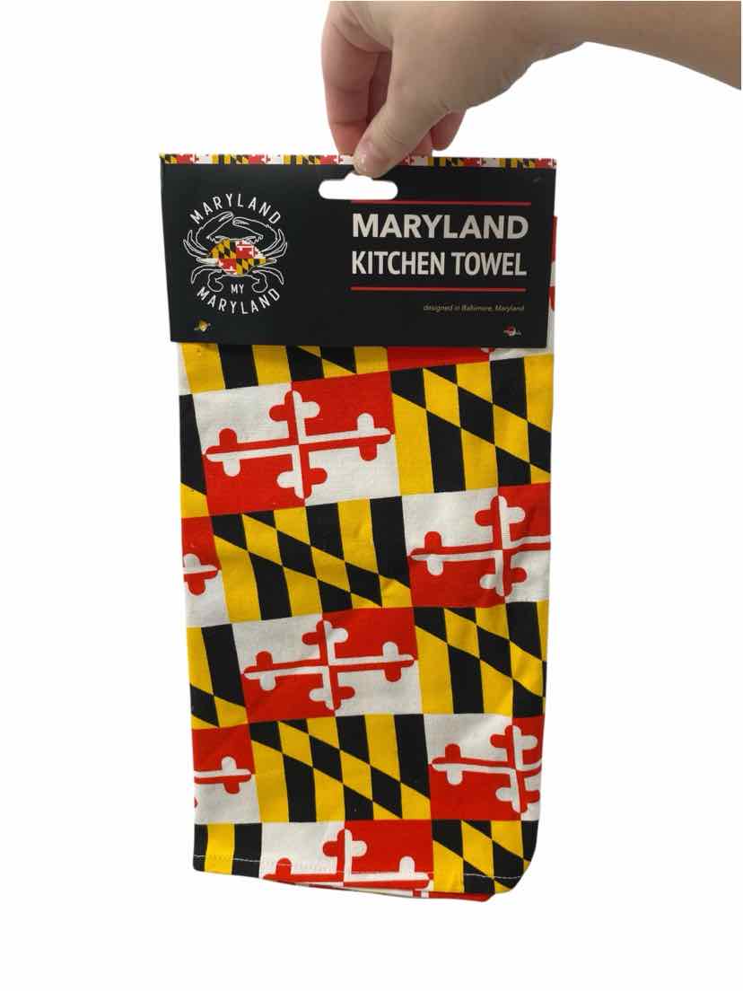 My Maryland Yellow NEW Kitchen Towel