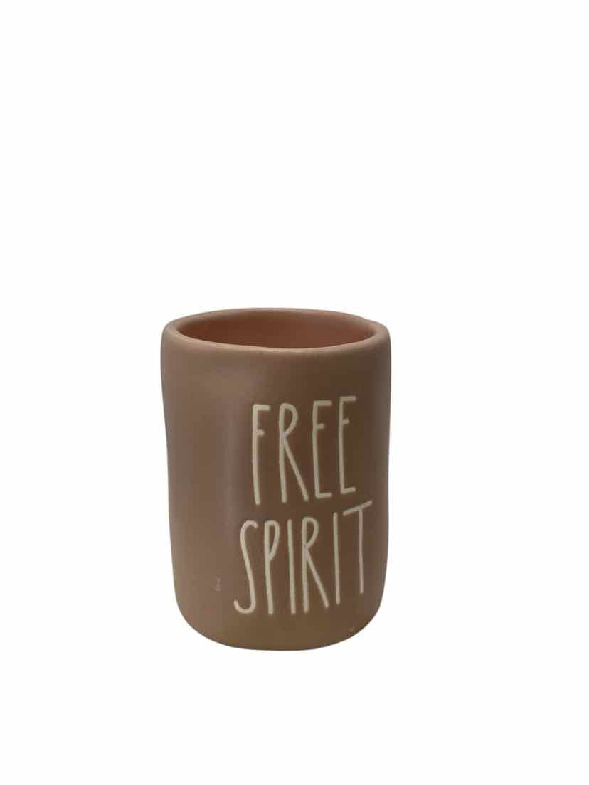 Rae Dunn Tan Candle