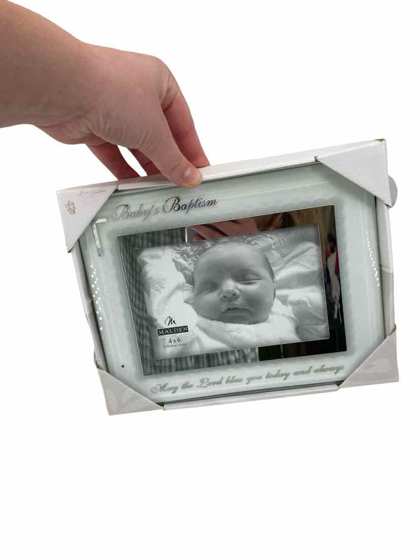 Malden White Baby NEW Picture Frame