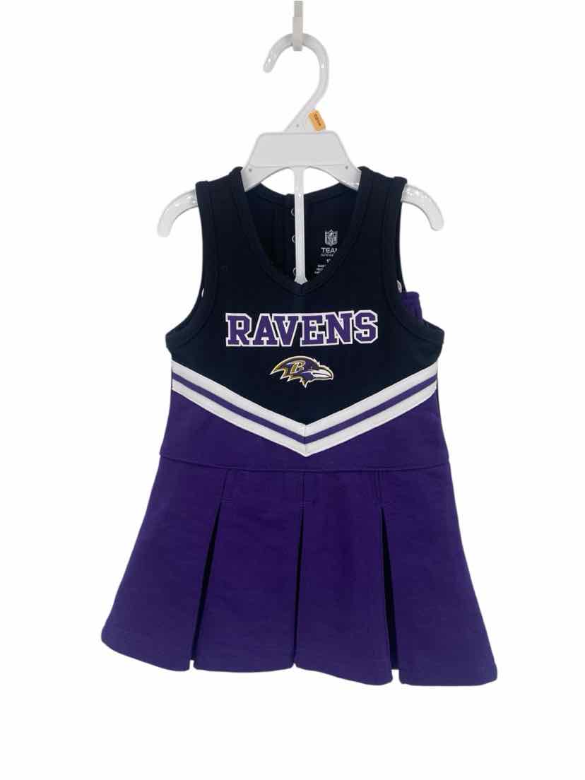 Nfl Kids Size 18m Ravens 2 pc Dress