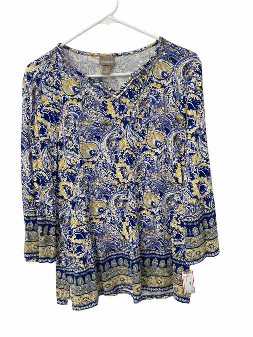 Chico's Ladies Size 1/Medium Shirt