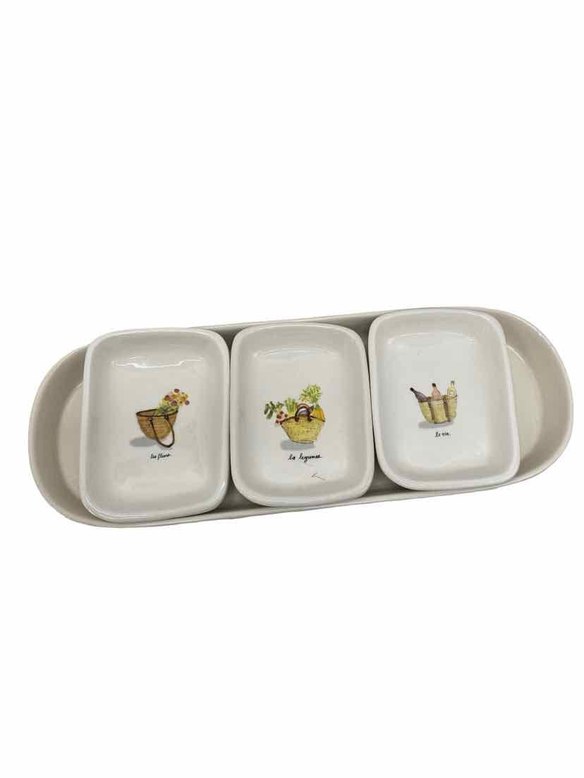 Rae Dunn White La Legumes Tray