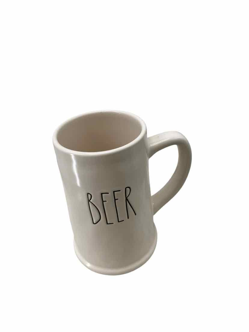 Rae Dunn White Beer Stein