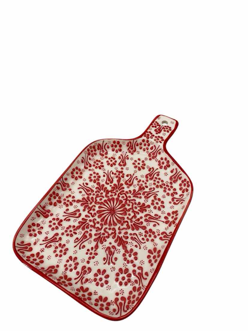 Red Serving Tray